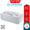 Bồn tắm massage CAESAR MT0170L/R chân yếm 1.7M