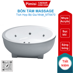 Bồn tắm massage CAESAR MT6470 chân yếm 1.7M