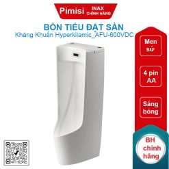 Bồn tiểu đặt sàn cảm ứng Inax AFU-600VDC dùng 4 pin AA
