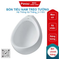 Bồn tiểu nam treo tường Inax U-116V