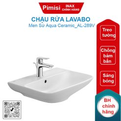 Chậu rửa lavabo Inax AL-289V treo tường Aqua Ceramic