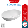 Chậu rửa lavabo Viglacera P.23.350 đặt bàn platinum