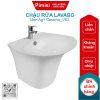 Chậu rửa lavabo Viglacera V63 treo tường liền chân