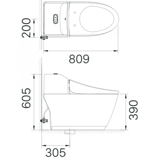 Bồn cầu thông minh Inax AC-1032/CW-KB22AVN - Ảnh 2