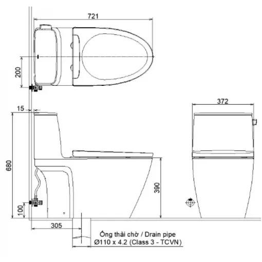 Bồn cầu thông minh Inax AC-912/CW-KA22AVN - Ảnh 2