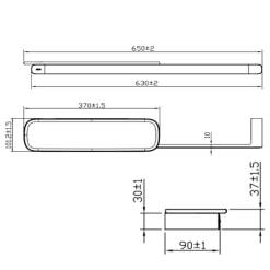 Alternative view of Kệ gương vệ sinh Inax KFS-949VA S Series
