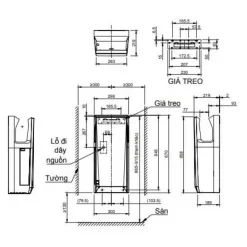 Alternative view of Máy sấy tay tự động Inax JT-2162 phòng vệ sinh