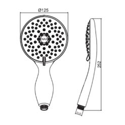 Alternative view of Tay sen 5 chế độ Inax BF-SC3 tiện dụng