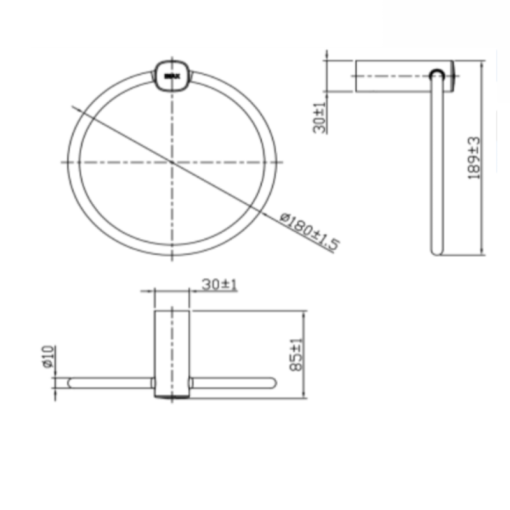 Vòng treo khăn Inax KFS-947V S Series - Ảnh 2