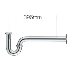 Alternative view of Bộ xả lavabo Inax A-674P ống hình chữ P