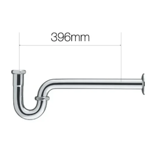 Bộ xả lavabo Inax A-674P ống hình chữ P - Ảnh 2