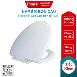 Nắp êm bồn cầu Viglacera V37 (VI107, V37, V39, BL5)