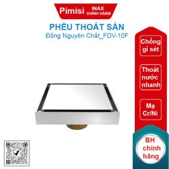 Phễu thoát sàn Inax FDV-10F vuông 100x100mm