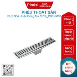 Phễu thoát sàn Inax PBFV-600 kiểu dài