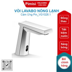 Vòi lavabo Viglacera VG1028.1 cảm ứng pin nóng lạnh