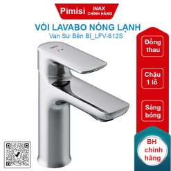Vòi lavabo nóng lạnh Inax LFV-612S đồng thau