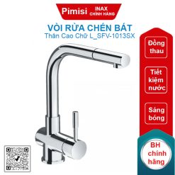 Vòi rửa chén bát nóng lạnh Inax SFV-1013SX