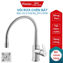 Vòi rửa chén bát nóng lạnh Inax SFV-303S