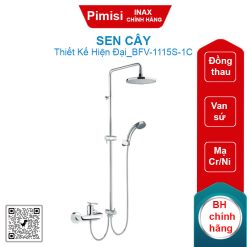 Vòi sen cây nóng lạnh Inax BFV-1115S-1C