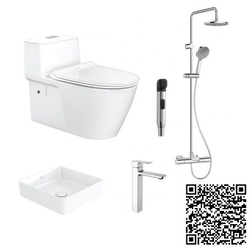 Combo Thiết bị vệ sinh American A13 VF1808ET-WPF411-WF1302-WFTS28B-WF4952