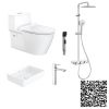 Combo Thiết bị vệ sinh American A16 VF1808ET-WPF420-WF1301-WFTS28B-WF4952