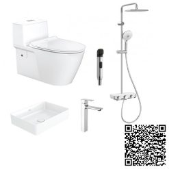 Combo Thiết bị vệ sinh American A16 VF1808ET-WPF420-WF1301-WFTS28B-WF4952