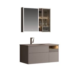 Bộ tủ chậu tủ gương size 100cm JOMOO A2471-16BL-1