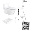 Combo Thiết bị vệ sinh American  A6 VF1808ET-WPF412-WF1302-WFTS28B-WF4956