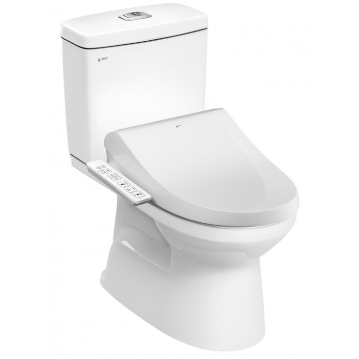 Bàn cầu kết hợp nắp rửa điện tử INAX AC-504A-CW-H17VN