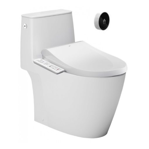 Bồn cầu 1 khối xả cảm ứng nắp điện tử INAX ACT-902-CW-H18VN