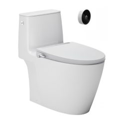 Bồn cầu 1 khối xả cảm ứng nắp rửa cơ INAX ACT-902-CW-S32VN