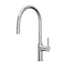 Vòi rửa bát nóng lạnh dây rút Konox Alto Chrome