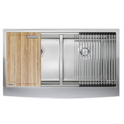 Chậu rửa bát KONOX Workstation Apron Sink KN8751DA Curve