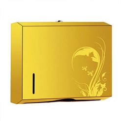 Hộp đựng giấy lau tay mạ màu vàng ATH A-624FGH