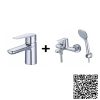 Combo Thiết bị vệ sinh Caesar 2 B380CU-S383C Nóng Lạnh