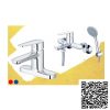 Combo Thiết bị vệ sinh Caesar B382CP-S383C Nóng Lạnh