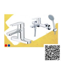 Combo Thiết bị vệ sinh Caesar B382CP-S383C Nóng Lạnh
