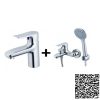 Combo Thiết bị vệ sinh Caesar B490CP-S493C Nóng Lạnh