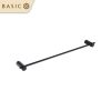Thanh vắt khăn tắm đơn màu đen Basic BP-79311