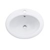 Chậu rửa mặt lavabo âm bàn dương vành Basic BS-202