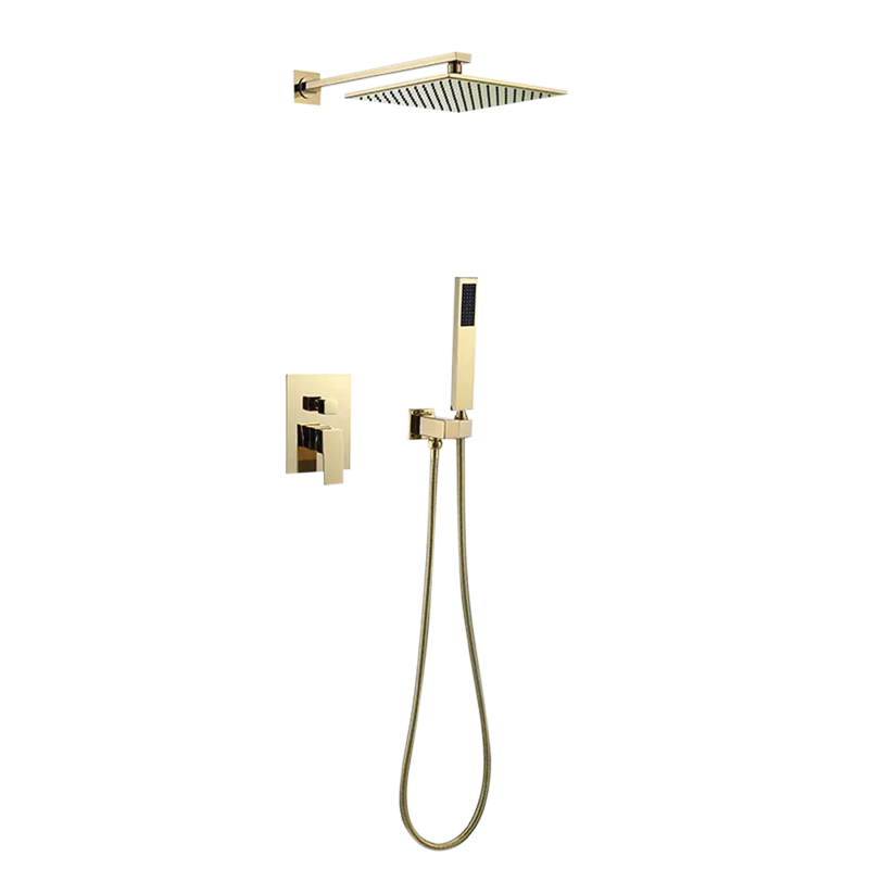 Sen cây tắm nóng lạnh màu vàng Basic BW-88388BG