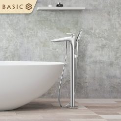 Vòi sen tắm nóng lạnh đặt sàn Basic BW-85286A