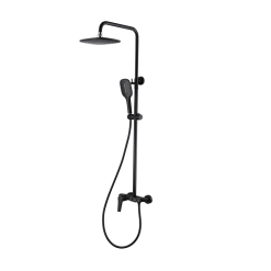 Sen cây tắm nóng lạnh thân tròn màu đen Basic BW-88328B