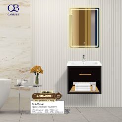 Bộ tủ Cabinet thủy tinh kháng khuẩn Basic GLASS-541