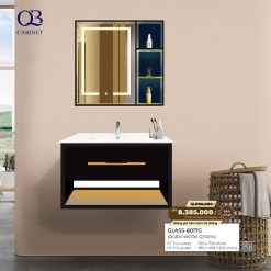 Bộ tủ Cabinet thủy tinh kháng khuẩn Basic GLASS-801TG