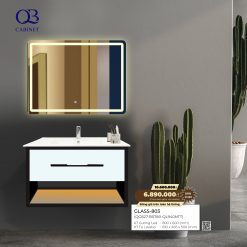 Bộ tủ Cabinet thủy tinh kháng khuẩn Basic GLASS-803