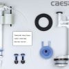 Bộ xả xi phông bồn cầu vệ sinh Caesar 1 nhấn