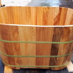 Bồn tắm gỗ ngâm thuốc gỗ thông chịu nước 120A