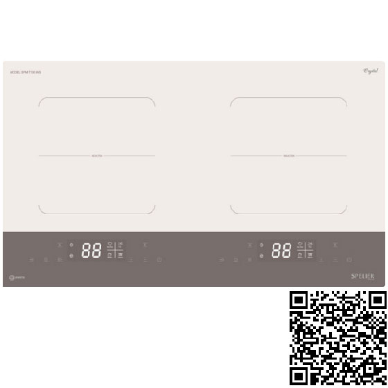 Bếp từ đôi Spelier SPM T100 WS