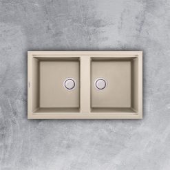 Chậu rửa bát đá Malloca BIANCO G-45062